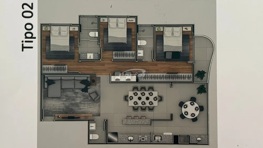 Apartamento, 3 quartos, 110 m² - Foto 6