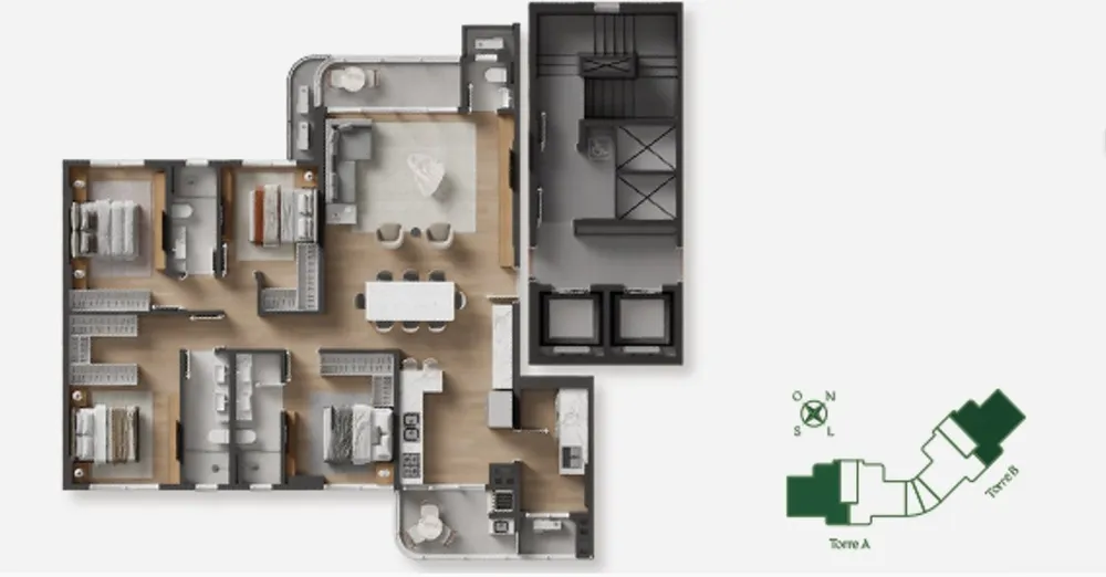 Apartamento, 3 quartos, 140 m² - Foto 11