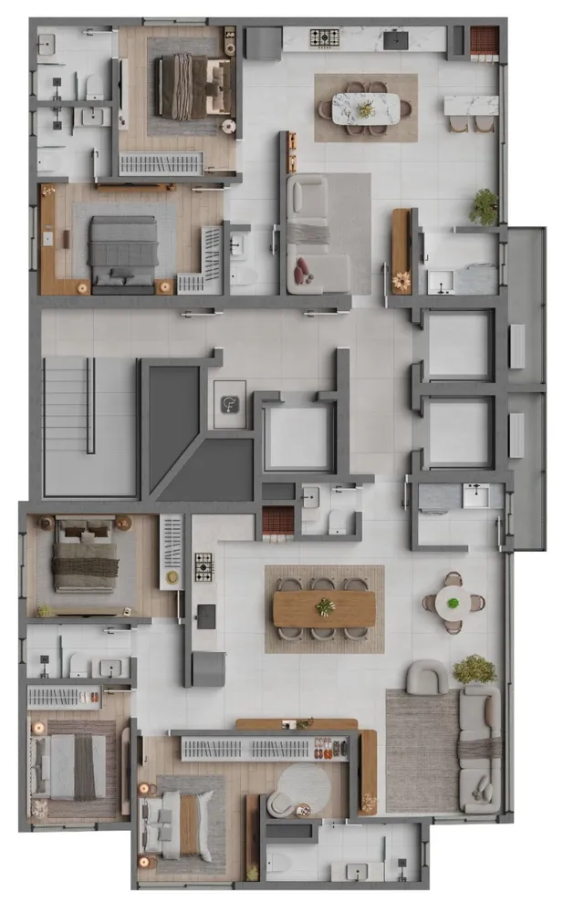 Apartamento, 2 quartos, 65 m² - Foto 2