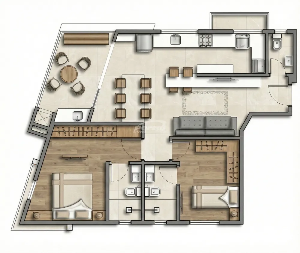 Apartamento, 1 quarto, 33 m² - Foto 7