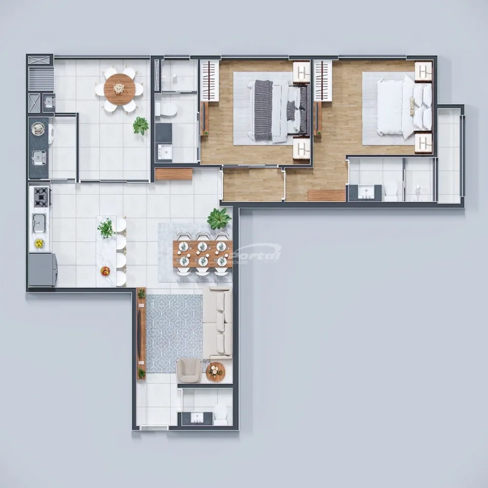 Apartamento, 2 quartos, 82 m² - Foto 7
