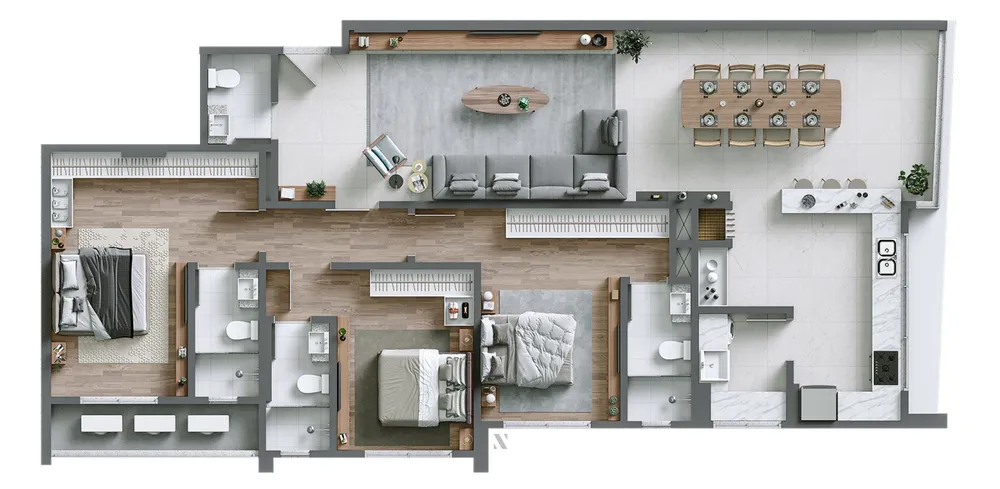 Apartamento, 2 quartos, 88 m² - Foto 7