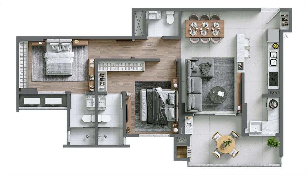 Apartamento, 2 quartos, 88 m² - Foto 8