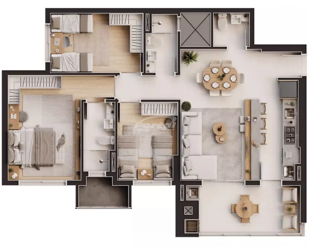 Cobertura, 3 quartos, 98 m² - Foto 12