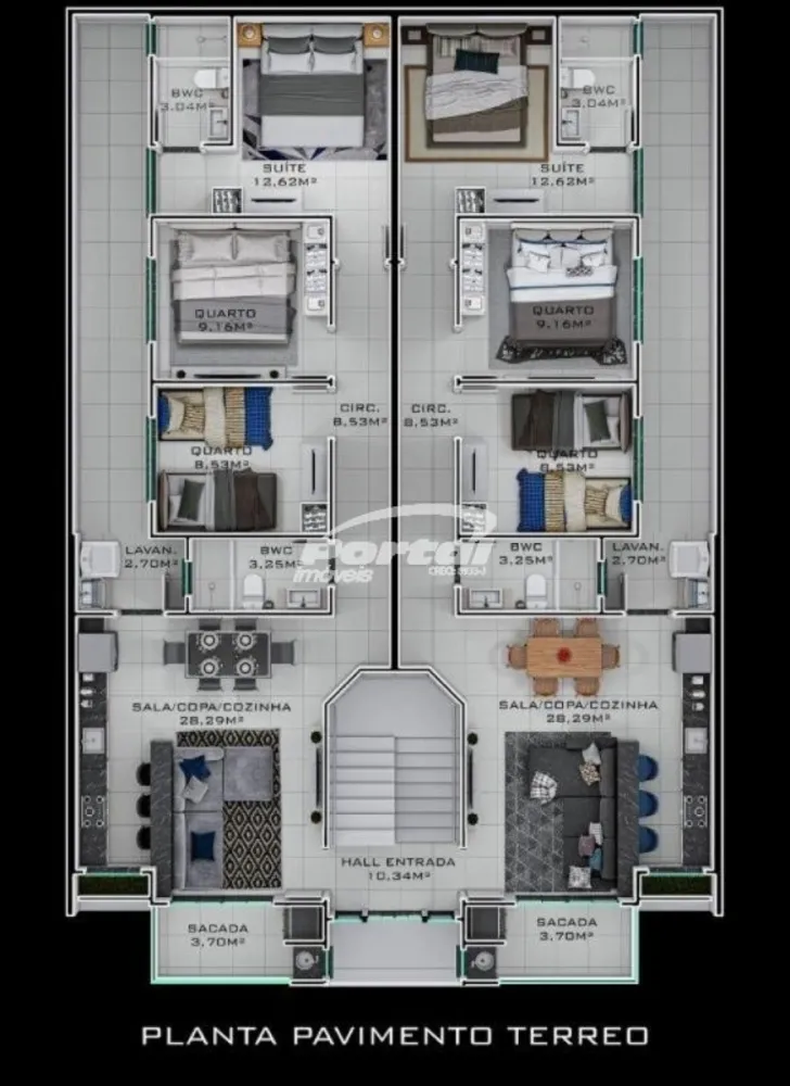 Cobertura, 3 quartos, 95 m² - Foto 12