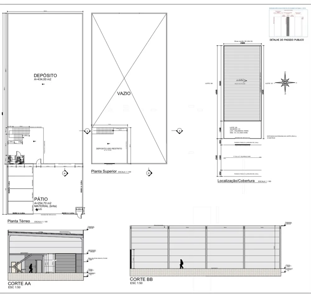 Depósito-Galpão, 450 m² - Foto 8