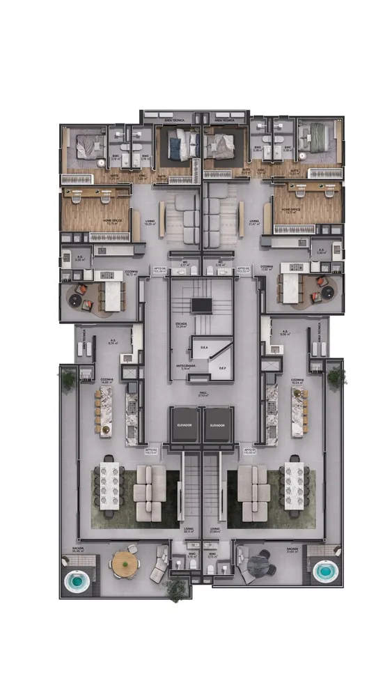 Apartamento, 2 quartos, 63 m² - Foto 8