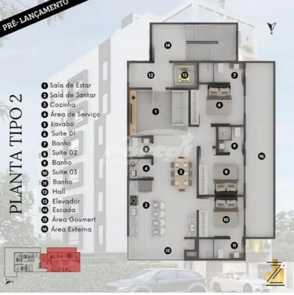 Apartamento, 3 quartos, 123 m² - Foto 7