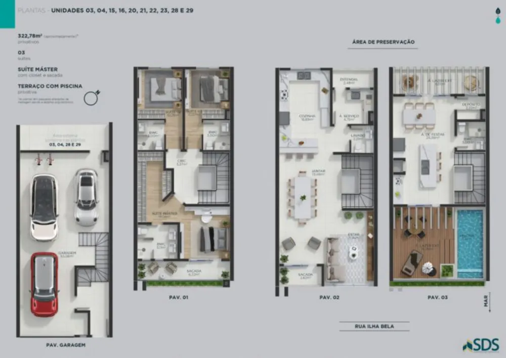 Casa de Condomínio, 3 quartos - Foto 8