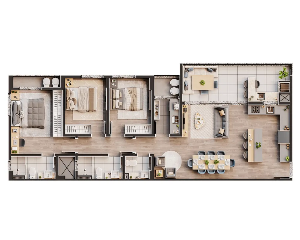 Apartamento, 3 quartos, 120 m² - Foto 8
