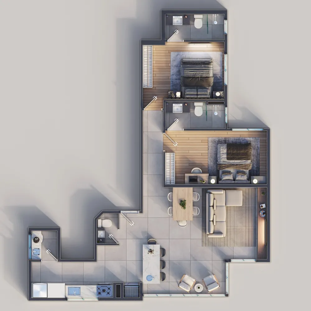 Cobertura, 2 quartos, 63 m² - Foto 8