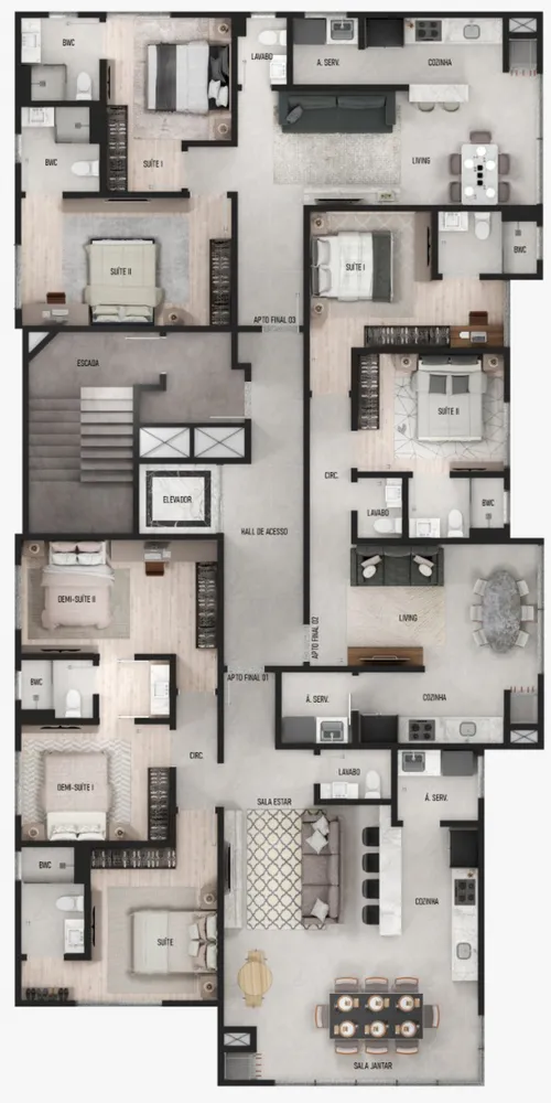 Apartamento, 3 quartos, 101 m² - Foto 5