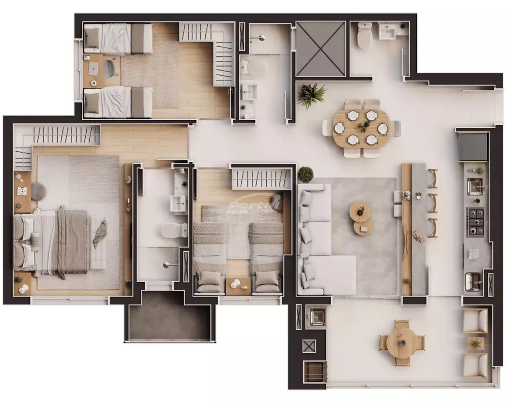 Cobertura, 3 quartos, 98 m² - Foto 8