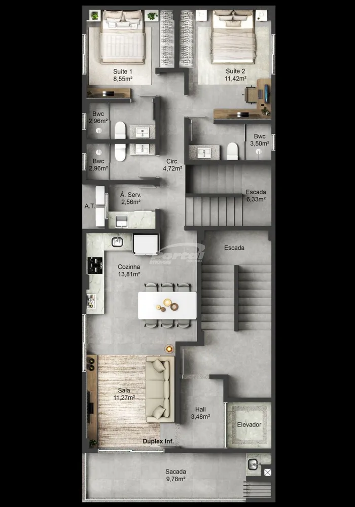 Apartamento, 3 quartos, 90 m² - Foto 5