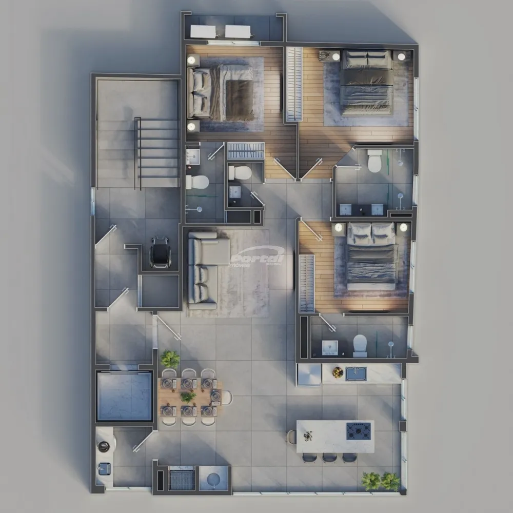 Apartamento, 3 quartos, 88 m² - Foto 8