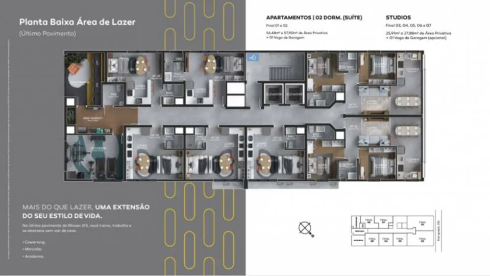Apartamento, 1 quarto, 26 m² - Foto 7
