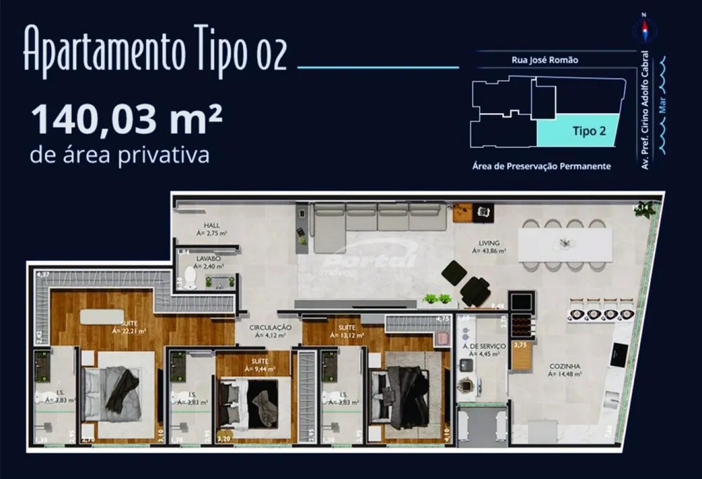 Apartamento, 3 quartos, 111 m² - Foto 10