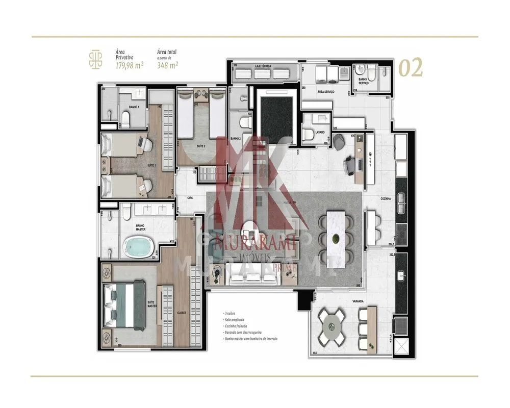 Apartamento, 4 quartos, 179 m² - Foto 16