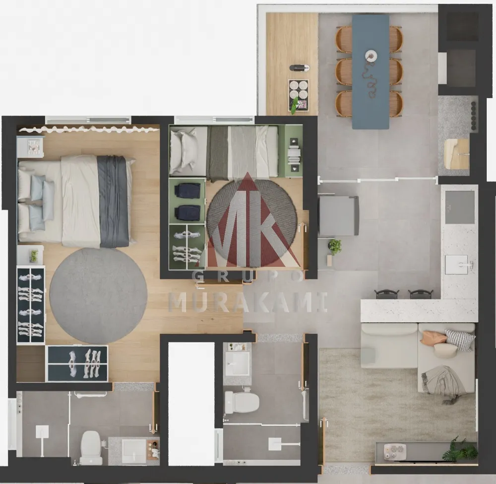 Apartamento, 2 quartos, 58 m² - Foto 5