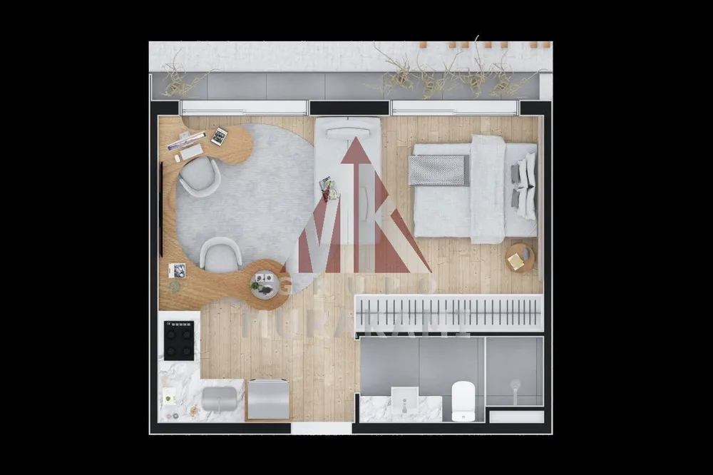 Apartamento, 1 quarto, 53 m² - Foto 15
