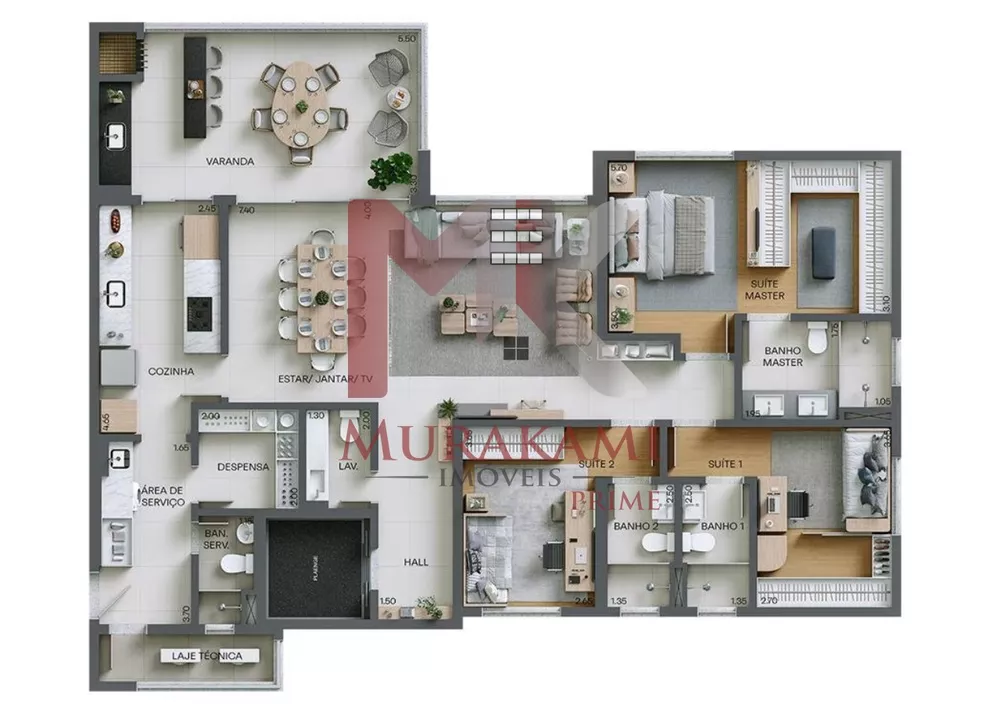 Apartamento, 3 quartos, 133 m² - Foto 4