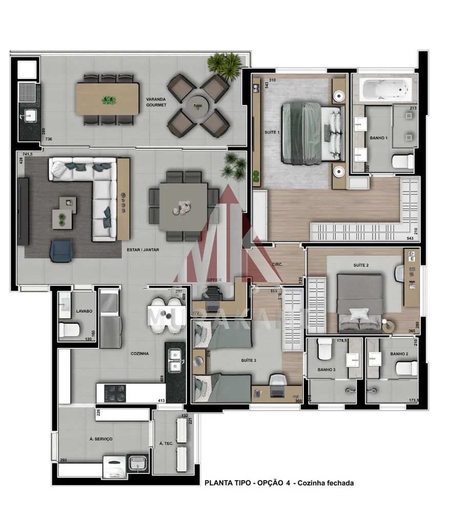 Apartamento, 3 quartos, 159 m² - Foto 10
