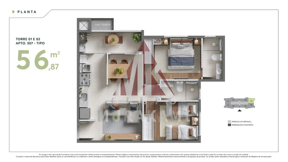 Apartamento, 1 quarto, 49 m² - Foto 15