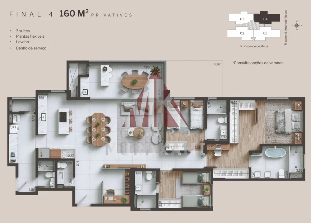 Apartamento, 3 quartos, 193 m² - Foto 16