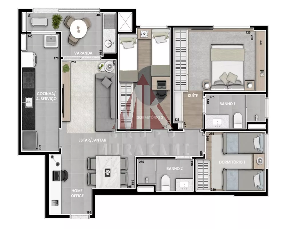 Apartamento, 3 quartos, 85 m² - Foto 1