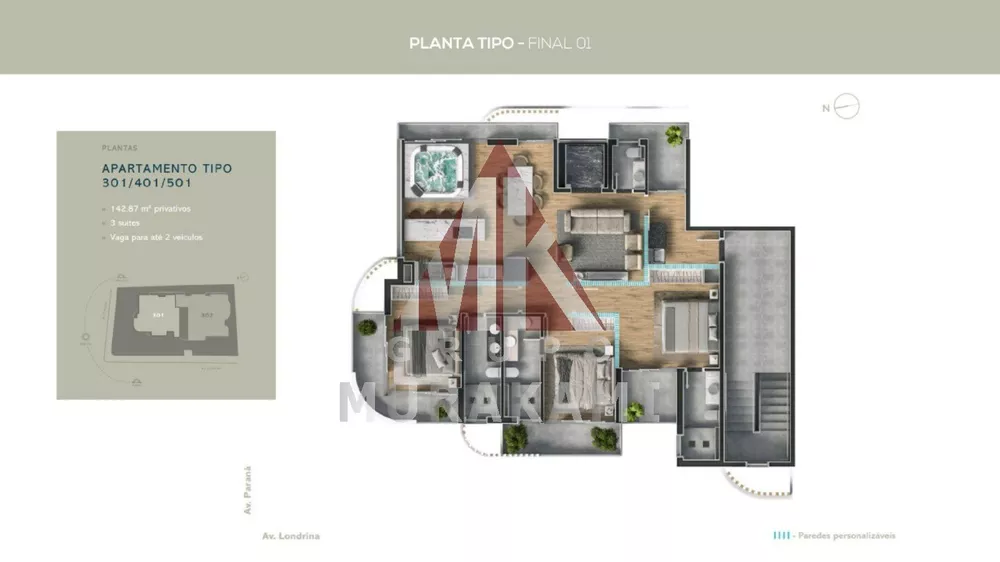Apartamento, 3 quartos, 142 m² - Foto 4