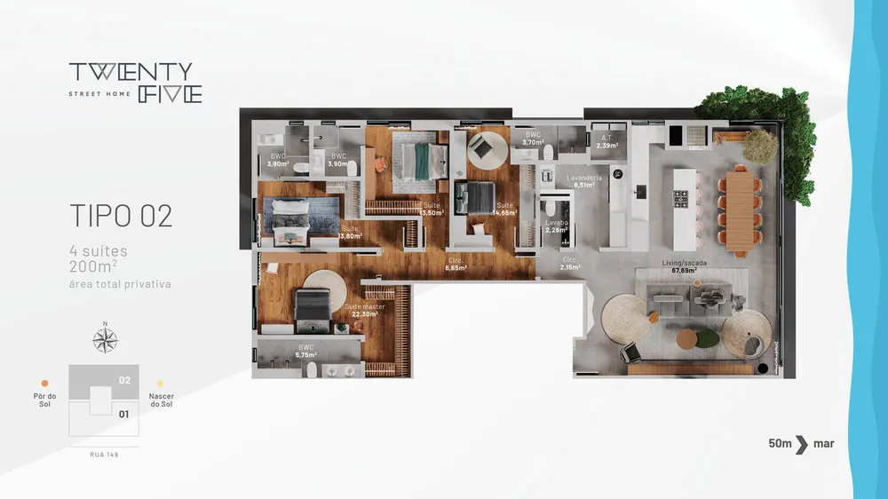 Apartamento, 4 quartos, 200 m² - Foto 12