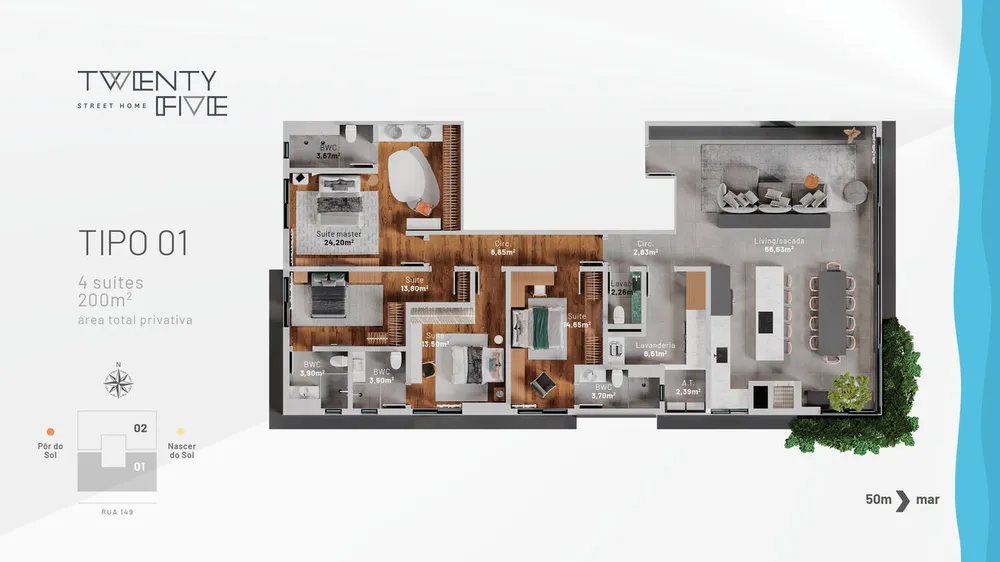 Apartamento, 4 quartos, 200 m² - Foto 14