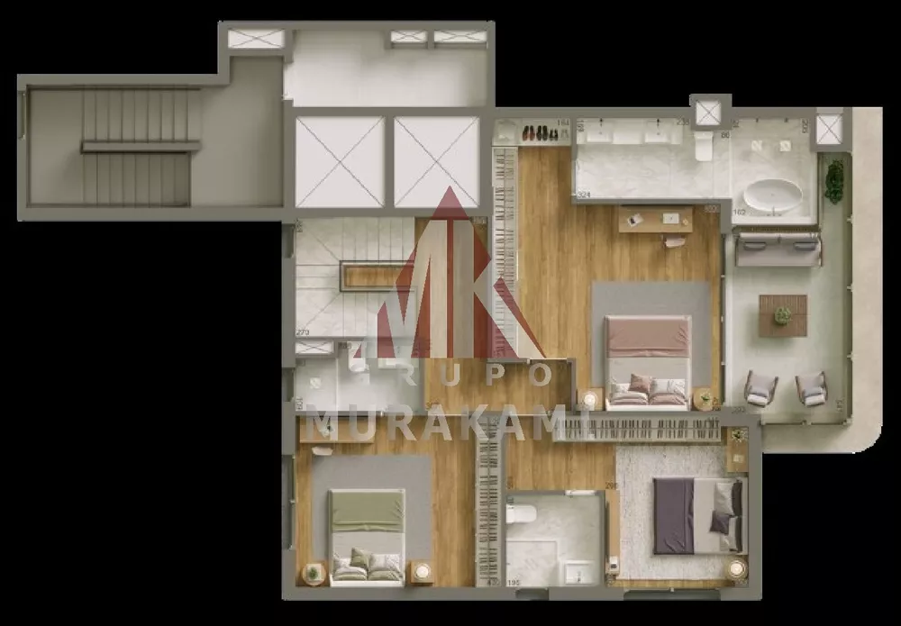 Apartamento, 3 quartos, 214 m² - Foto 2