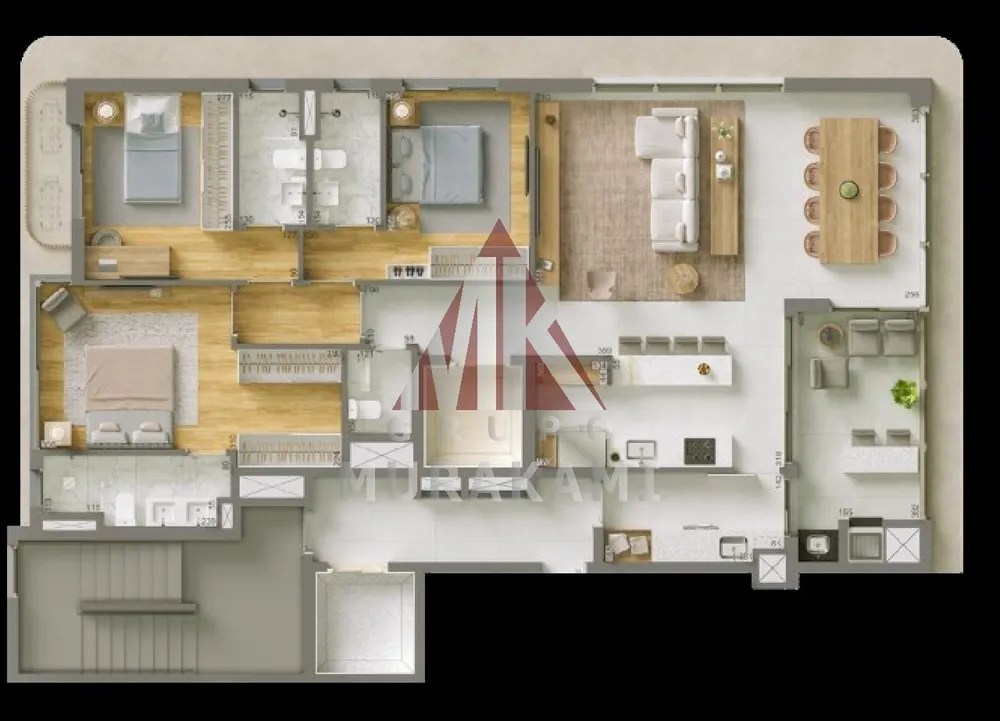 Apartamento, 3 quartos, 214 m² - Foto 11