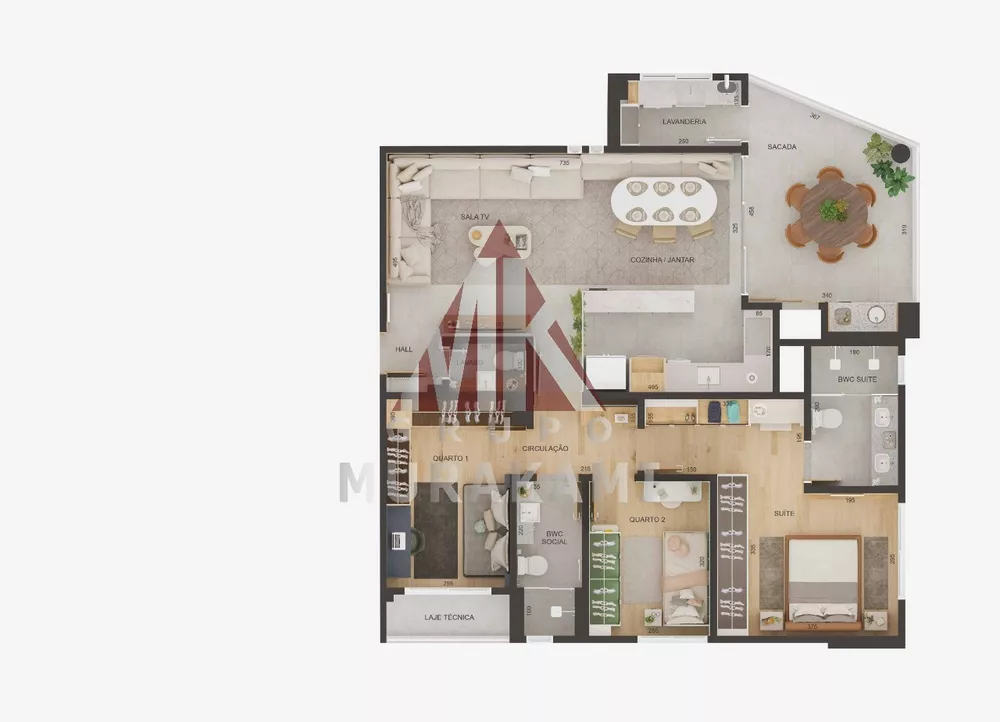Apartamento, 3 quartos, 119 m² - Foto 1