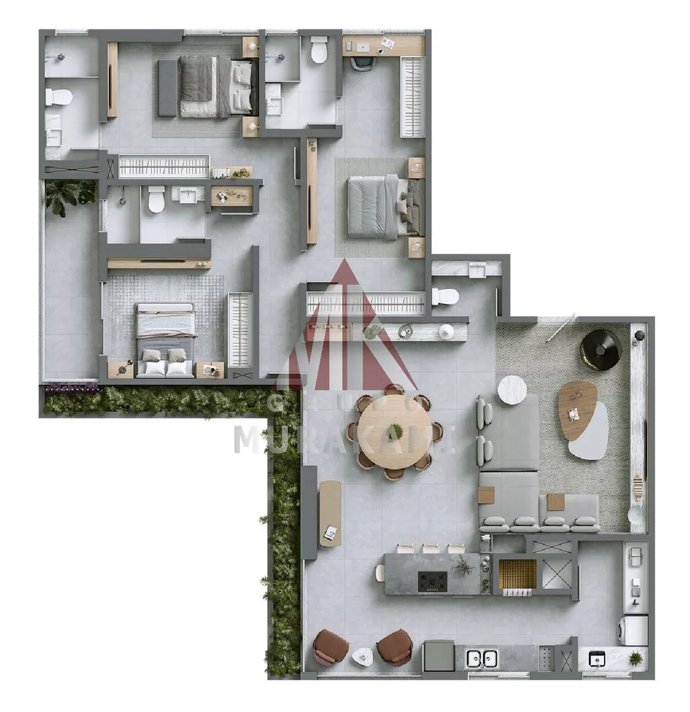 Apartamento, 4 quartos, 179 m² - Foto 2