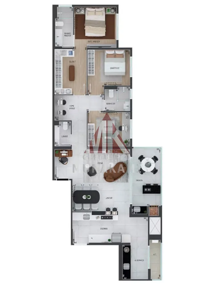 Apartamento, 3 quartos, 129 m² - Foto 15