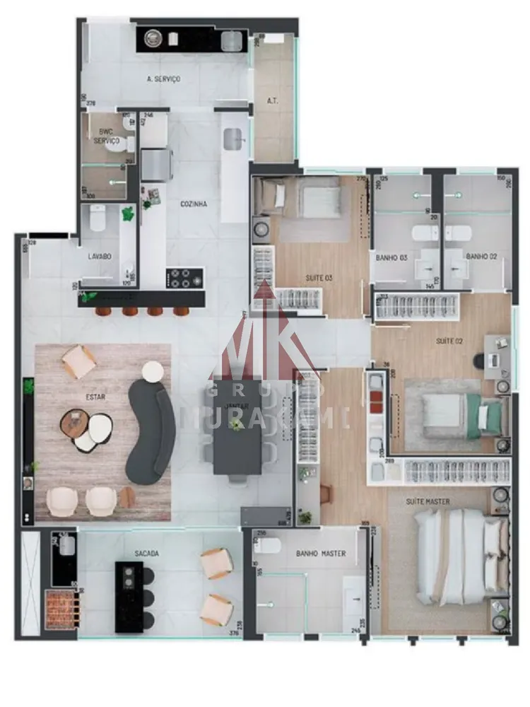 Apartamento, 3 quartos, 129 m² - Foto 14