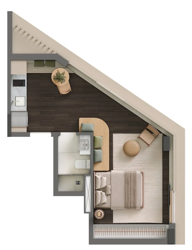 Apartamento, 1 quarto, 61 m² - Foto 15