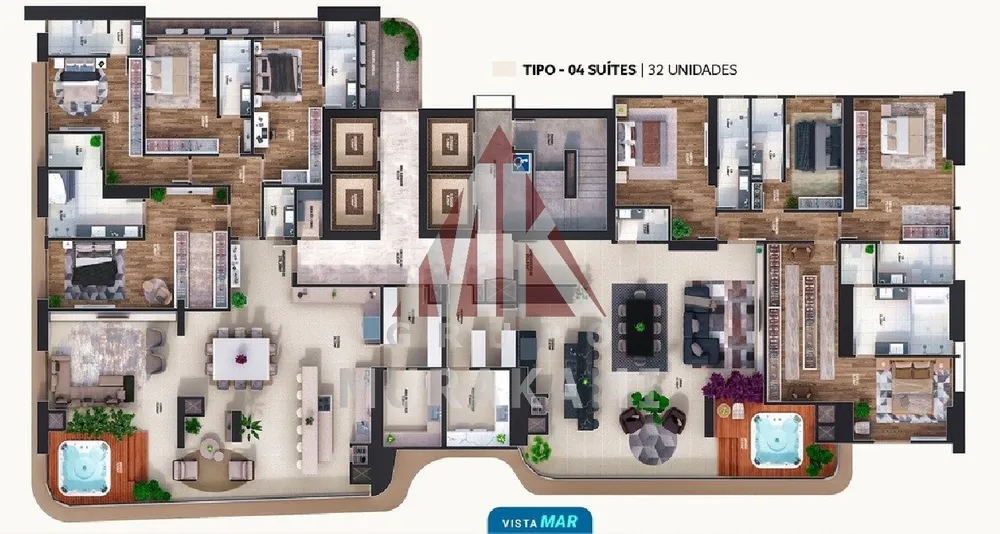Apartamento, 4 quartos, 291 m² - Foto 6