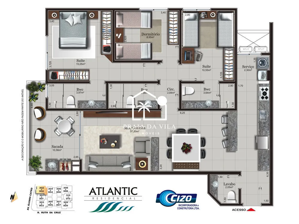 Apartamento, 2 quartos, 74 m² - Foto 6