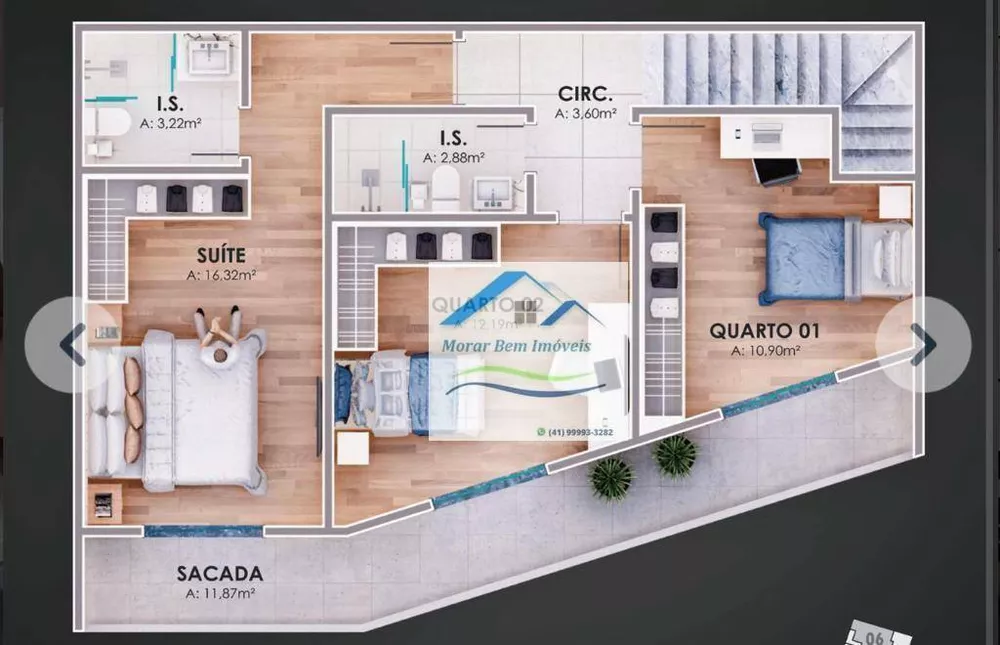 Sobrado, 3 quartos, 134 m² - Foto 6