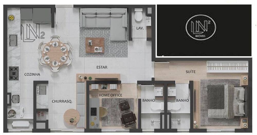 Apartamento, 2 quartos, 68 m² - Foto 10