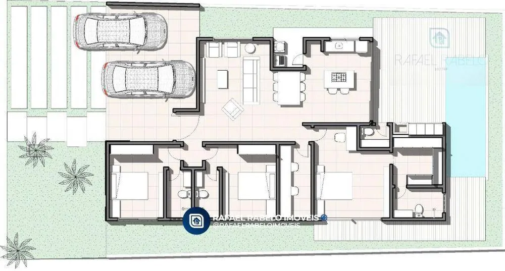 Casa de Condomínio, 3 quartos - Foto 3