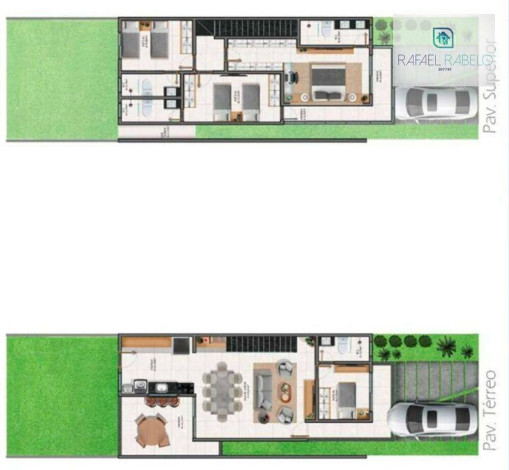 Casa de Condomínio, 3 quartos - Foto 3