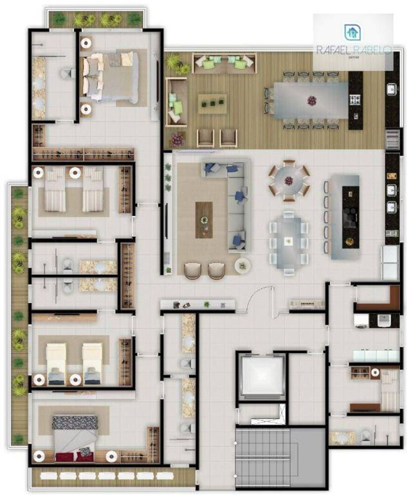 Apartamento, 4 quartos, 252 m² - Foto 25