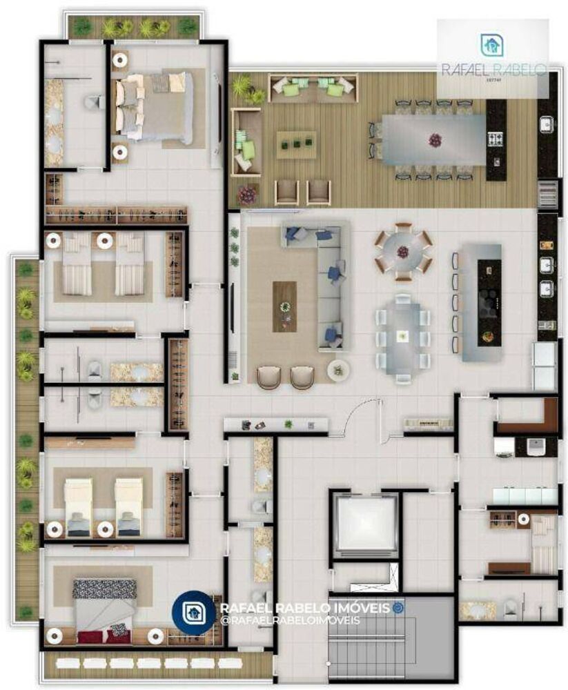 Apartamento, 4 quartos, 252 m² - Foto 6