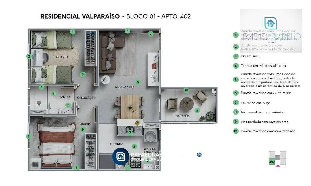 Apartamento, 2 quartos, 38 m² - Foto 9