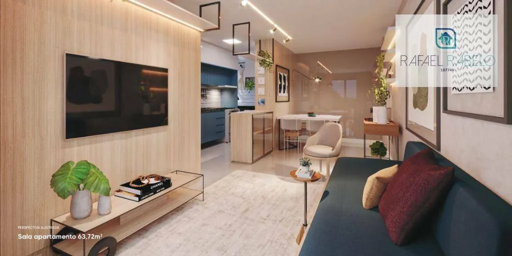 Apartamento, 3 quartos, 63 m² - Foto 2