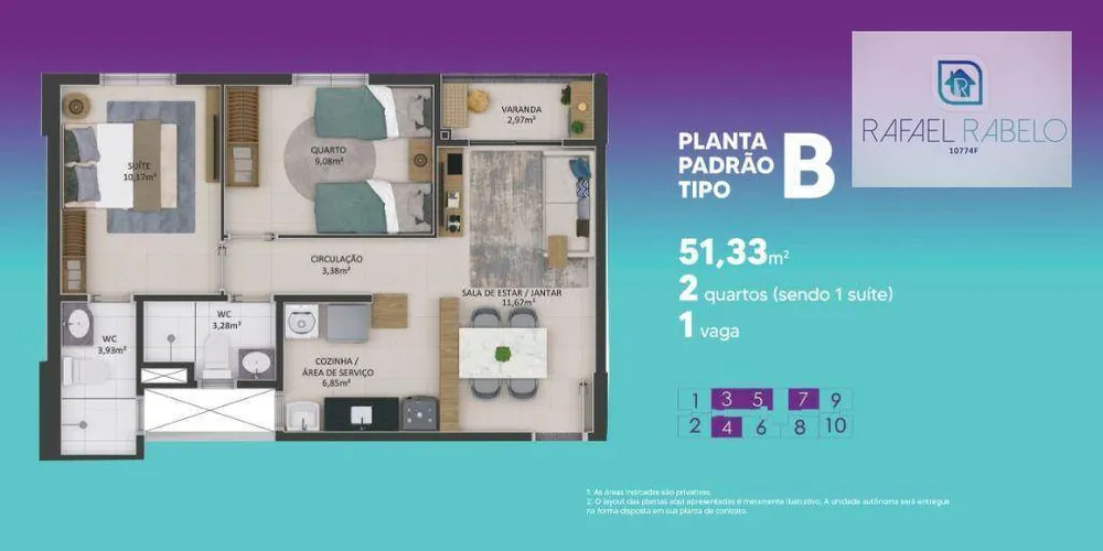 Apartamento, 3 quartos, 63 m² - Foto 5
